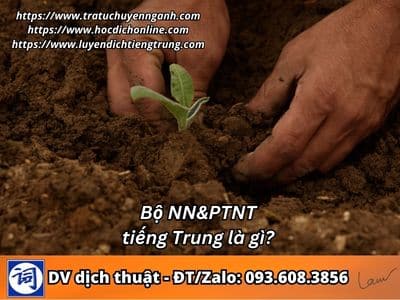 Bộ Nông nghiệp và Phát triển nông thôn tiếng Trung
