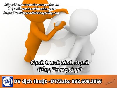 Khả năng cạnh tranh 15 Khả năng cạnh tranh tiếng Trung là gì?