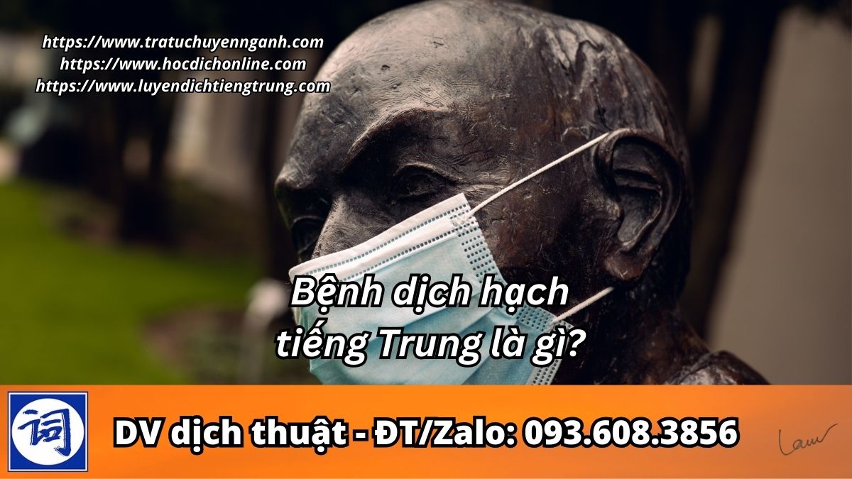 Bệnh dịch hạch tiếng Trung là gì?