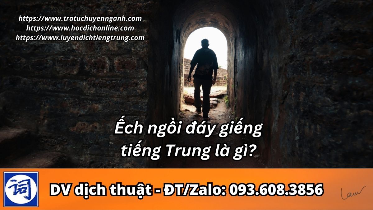 Ếch ngồi đáy giếng tiếng Trung là gì?