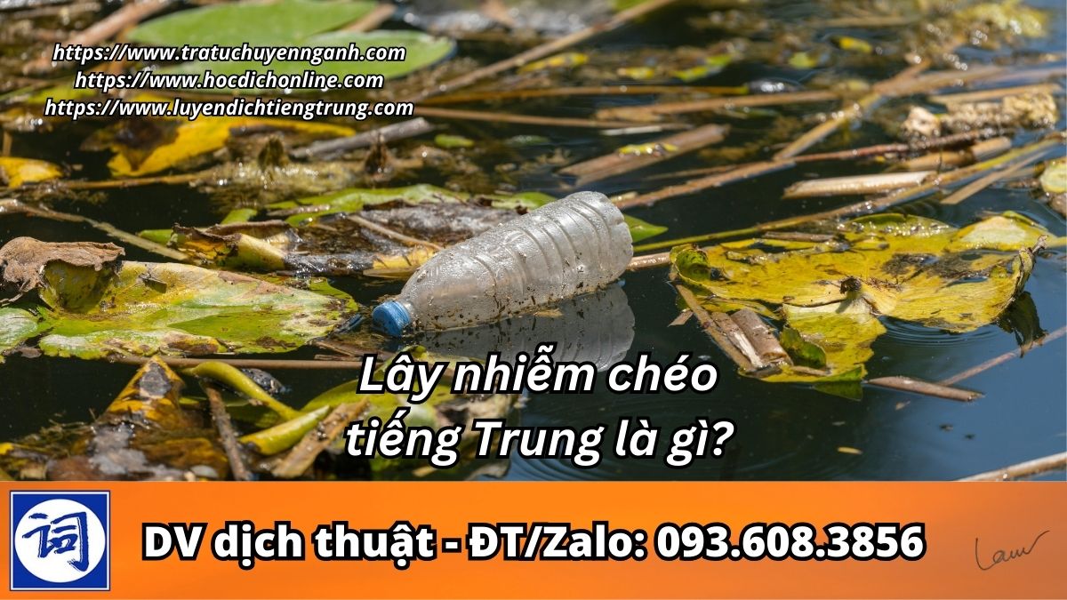 Nhiễm chéo tiếng Trung là gì?