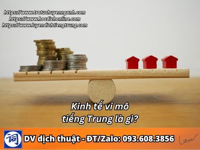 Kinh tế vi mô tiếng Trung là gì?
