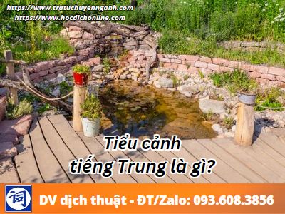 Tiểu cảnh tiếng Trung là gì? 1 Tiểu cảnh tiếng Trung là gì?