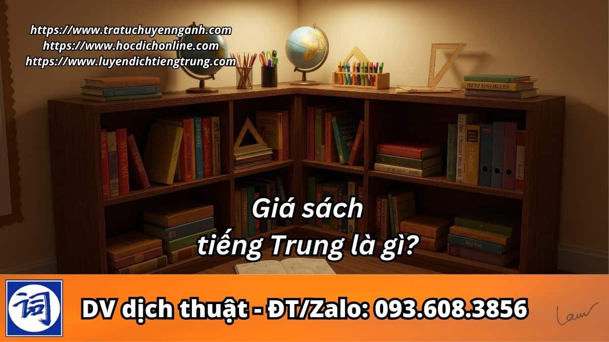 Giá sách tiếng Trung là gì?