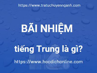Bãi nhiệm tiếng Trung là gì?