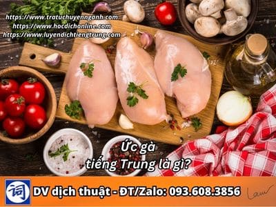Ức gà tiếng Trung là gì?