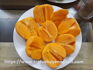 Quả hồng ngâm tiếng Trung là gì?