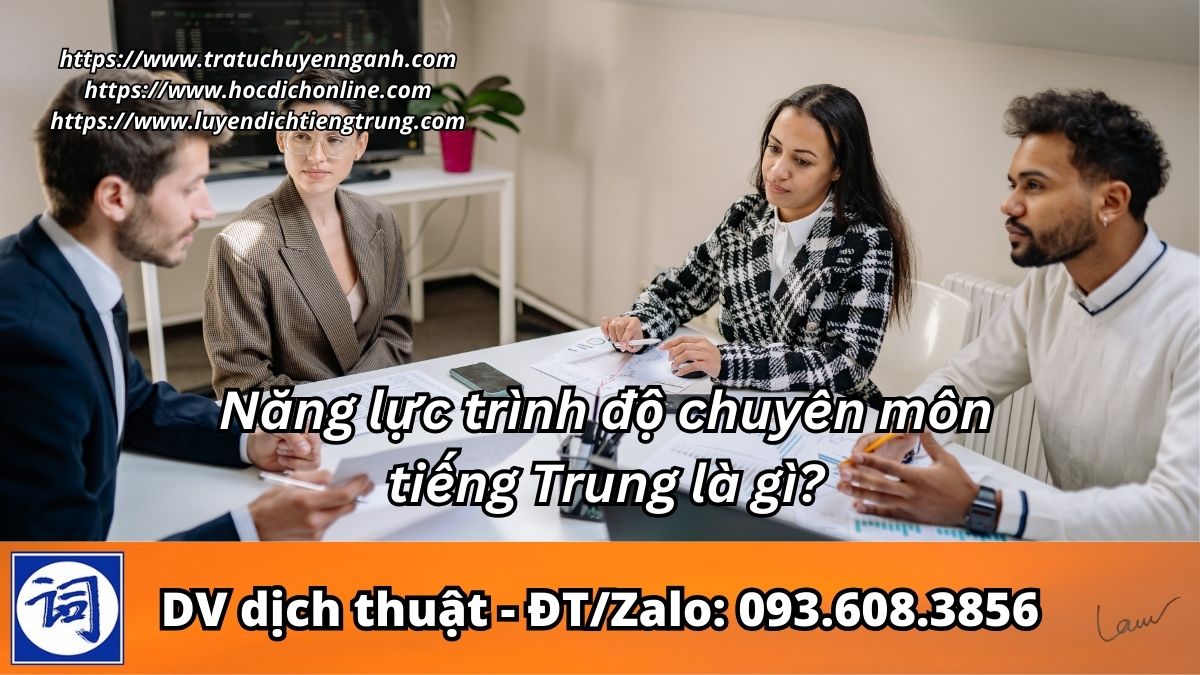 Năng lực trình độ chuyên môn tiếng Trung là gì? 7 Năng lực trình độ chuyên môn tiếng Trung là gì?