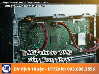 Máy chủ ảo (VPS) tiếng Trung là gì?