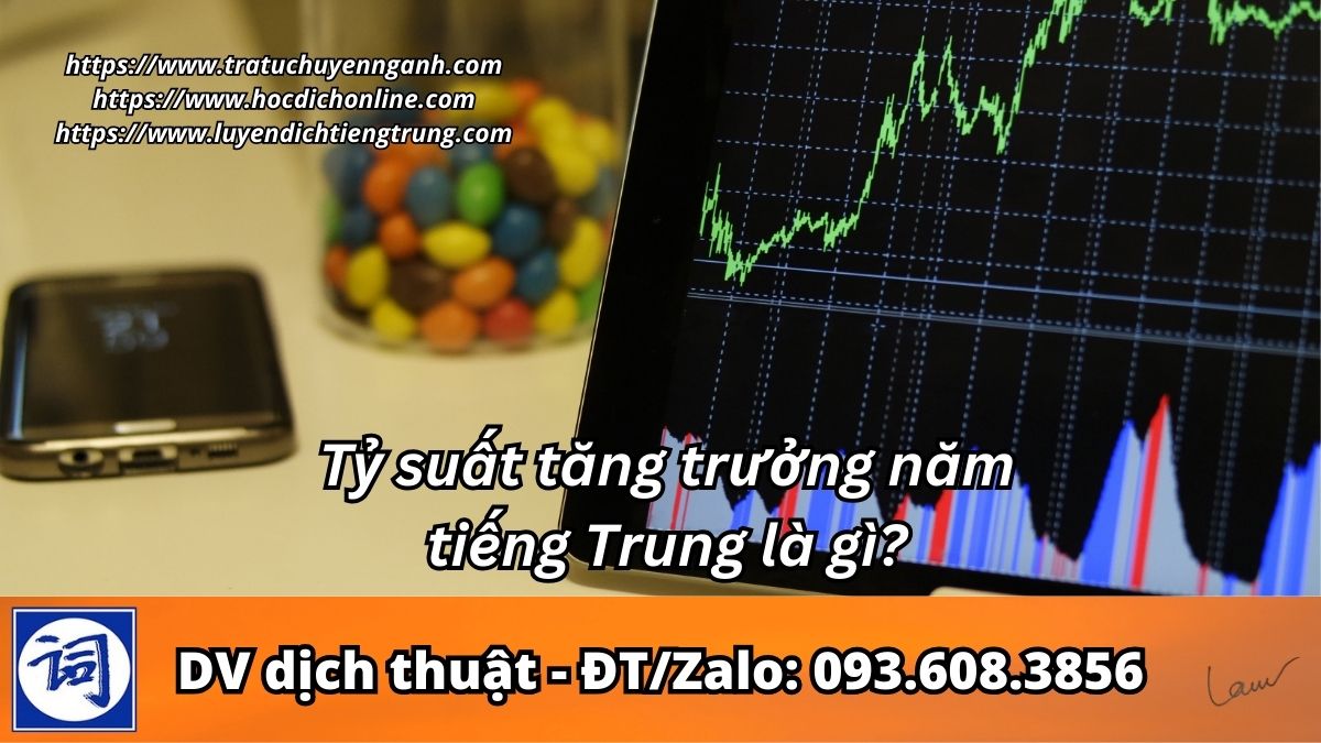 Tỷ suất tăng trưởng năm tiếng Trung là gì?