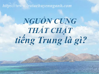 Nguồn cung thắt chặt tiếng Trung là gì?