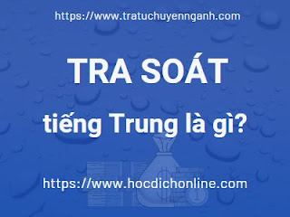 Tra soát tiếng Trung là gì?