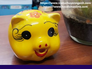 Con lợn đất tiếng Trung là gì?