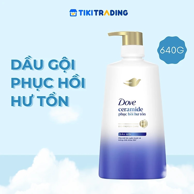 Admin giới thiệu: Dầu Gội Dove Hỗ Trợ Phục Hồi Tóc Hư Tổn 640g - Giảm giá 20% - Hàng chính hãng - Giao hàng MIỄN PHÍ